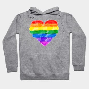 Watercolor heart Hoodie